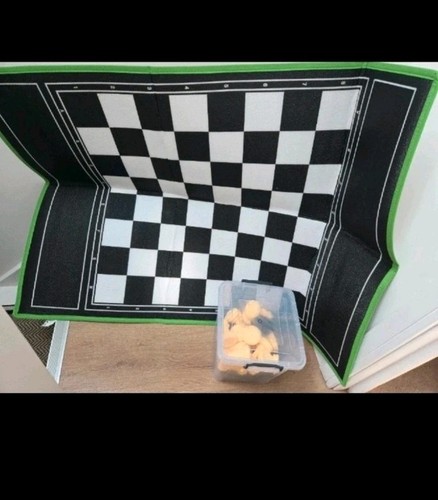Giant outdoor chess game - chess,