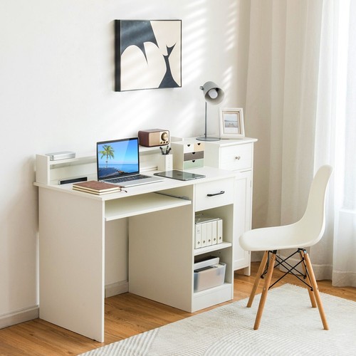 Wooden computer desk - wooden, w/