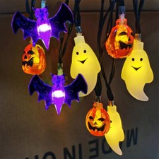 Halloween Pumpkin String Fairy LED Colorful Lights In/Outdoor Party Decor UK