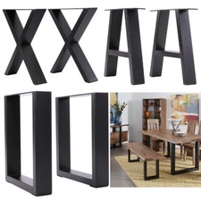 2pcs Industrial Iron Table