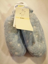 M And S Baby Knitted Slippers