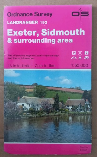 Landranger 192 exeter - os,