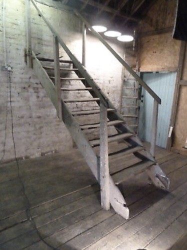 Antique mill staircase - antique,