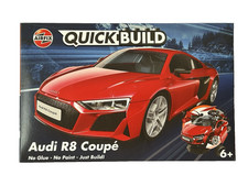 Airfix Quick Build Audi R8 Coupe sports car Plastic Model Kit #J6049