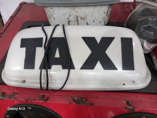 Taxi roof sign - roof,