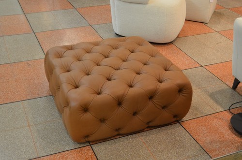 Georgette square footstool - square,