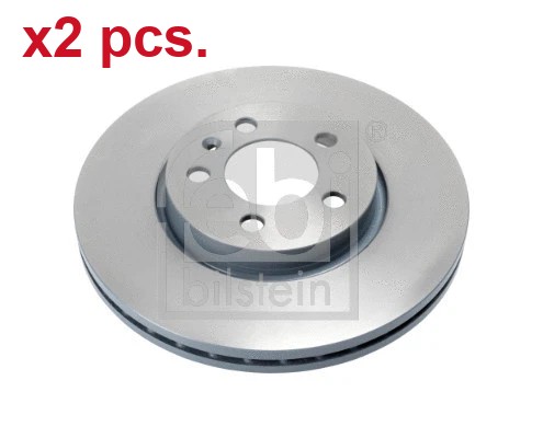 Pcs front brake disc rotos - x2,
