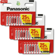 30x PANASONIC AAA LR03