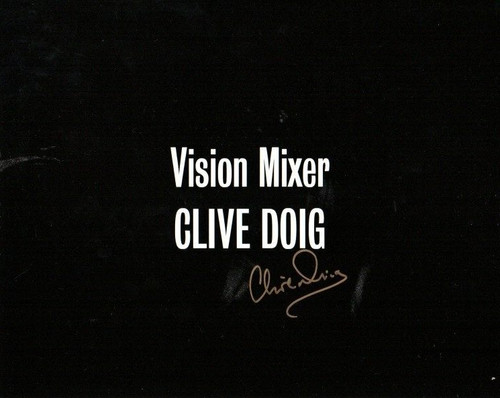 Doctor who autograph clive - autograph:,
