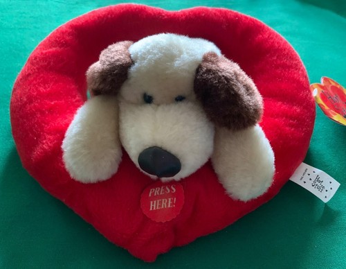 Valentine heart with dog puppy - heart,