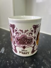 VINTAGE MISS PIGGY THE MUPPET SHOW KILN CRAFT COFFEE MUG CUP 1978