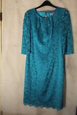KATE COOPER Blue Lace Knee Length Dress Size 10 worn once