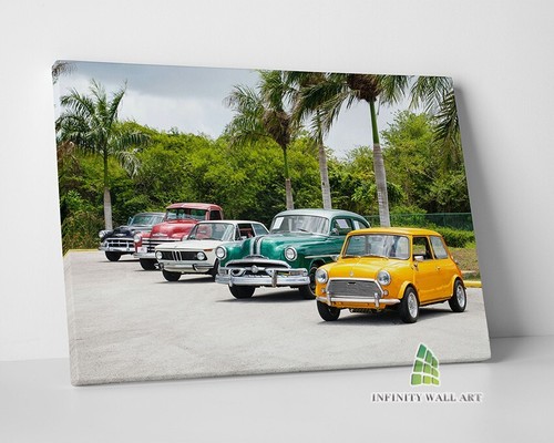 Classic cars canvas - cars,