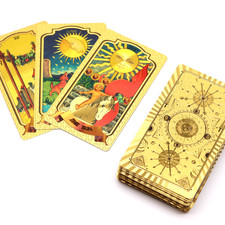 Golden Deck Pack of 78 Tarot