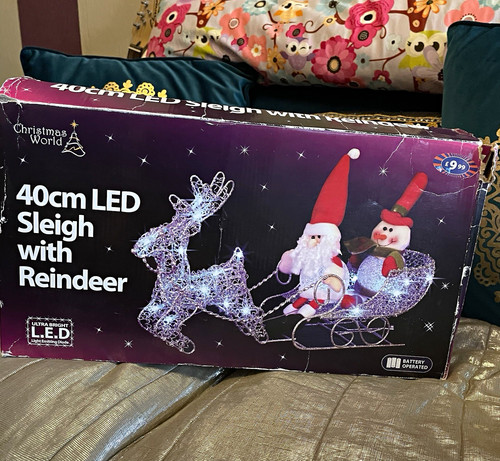 Christmas world 40cm led - christmas,