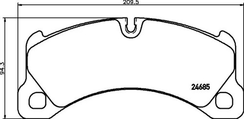 Brake pads 8db - 8db, 355