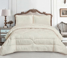3 Piece Quilted Bedspread Set