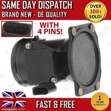 VW NEW BEETLE 1.6 PETROL 1999-2010 MASS AIR FLOW METER SENSOR MAF WITH 4 PINS
