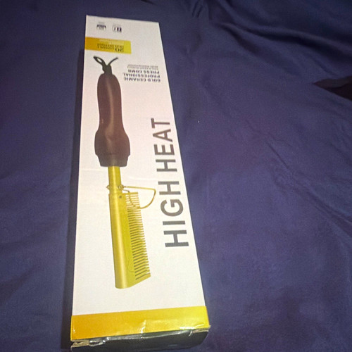 Gold ceramic press comb - press,