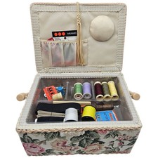 Sewing Box With Contents Pins