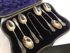 SOLID SILVER TEASPOONS NIPS