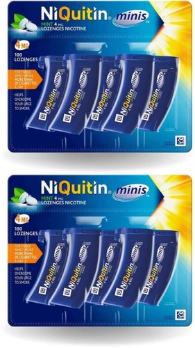 Niquitin minis 100 pack 4mg - 100,