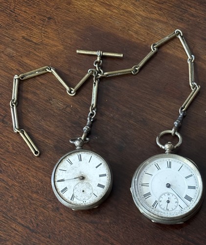 Antique silver pocket - antique,