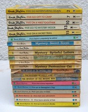 Vintage Enid Blyton, Famous Five Books Bundle Job Lot x 21