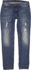 Lee Rider Men Blue Straight