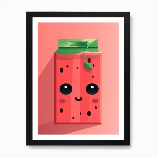 Watermelon juice box with - box, a