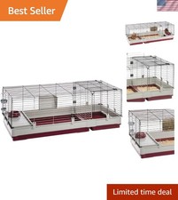 Rabbit Cage Starter Kit - Extra-Large with Wire Extension & Accessories