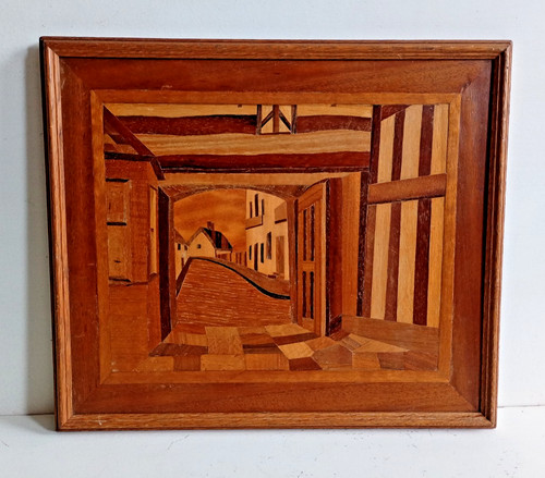 Vintage mid century framed - mid,