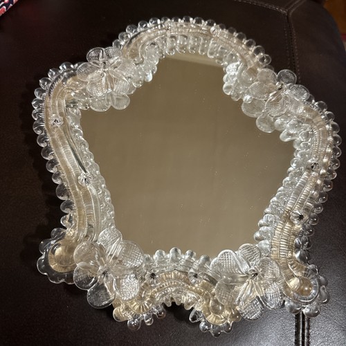 Murano glass flower wall - glass,