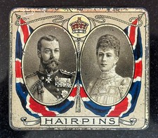 Rare 1911 coronation hairpins - rare,