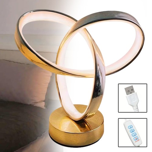 Led spiral table - lamp, bedside