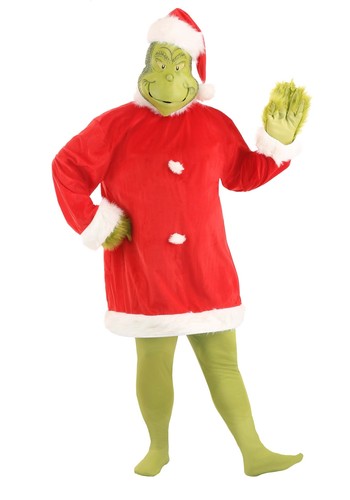 Plus size grinch costume - grinch,