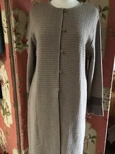 NITYA LONG OVERJACKET UK 10, 100% MERINO VIRGIN WOOL, FRONT/BACK SPLIT VERSATILE