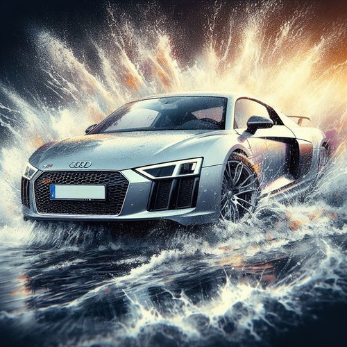Audi sports car greetings - audi,