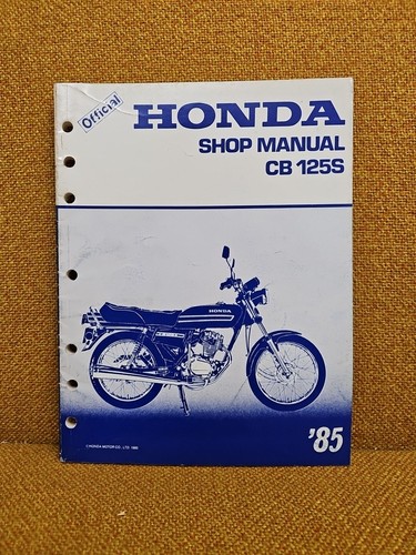 1985 honda cb125s - cb125s, factory