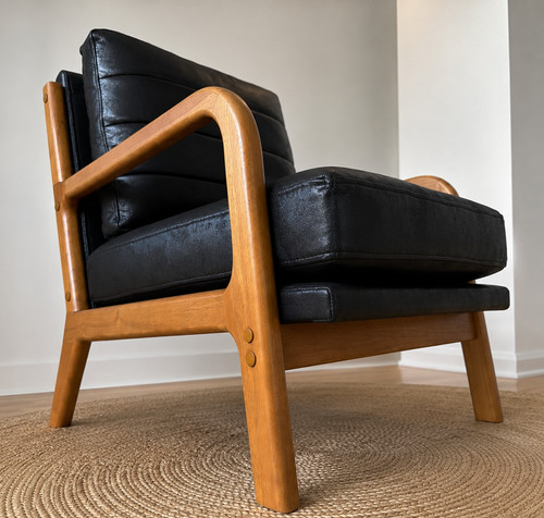 Mid century modern - modern, black