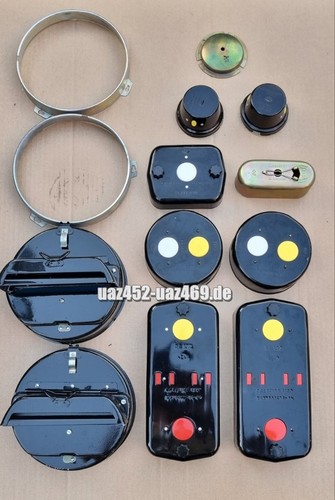 Camouflage headlights uaz469 - headlights,
