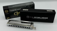 C.A. Seydel Söhne Chromatic De Luxe 'C' Harmonica FREE POST