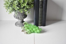 Vintage Green Glass Grapes