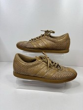 VINTAGE Adidas Tobacco Weave - Size 11 UK - Brown / Tan Mens Rare 2002 Trainers