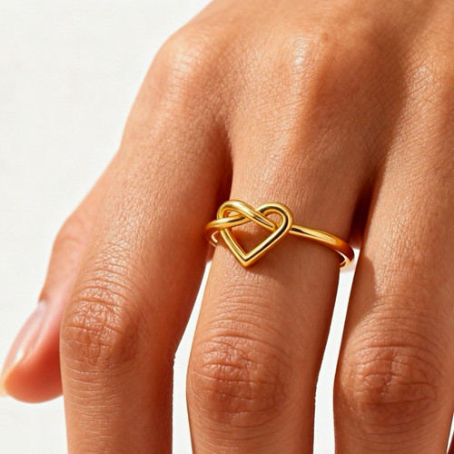 Gold tone adjustable open - gold,