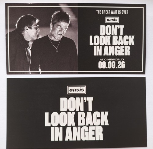 Oasis don look - back, anger