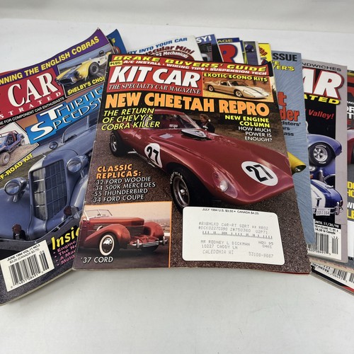 Kit car magazine lot - lot, of