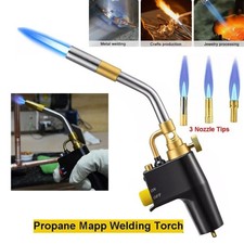 Gas Torch Mapp Gas Blow Torch Map Propane Gas Solderding Brazing Plumber Tool UK