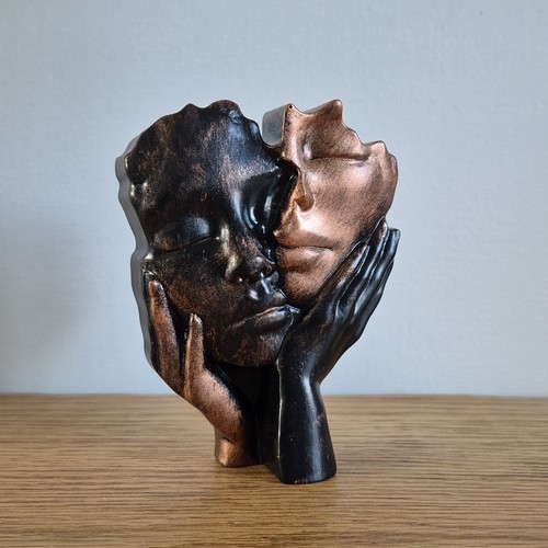 Solid stone couple ornament - solid,