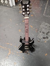 miniature replica of the B.C. Rich Warlock guitar